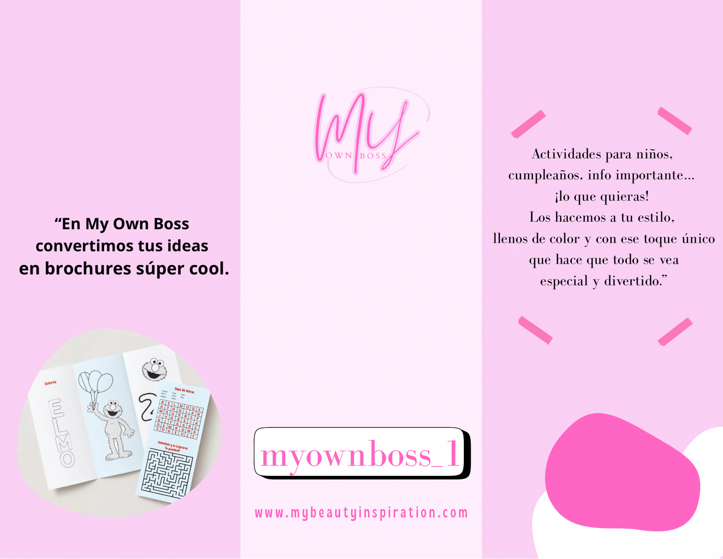 Brochure Para Actividades